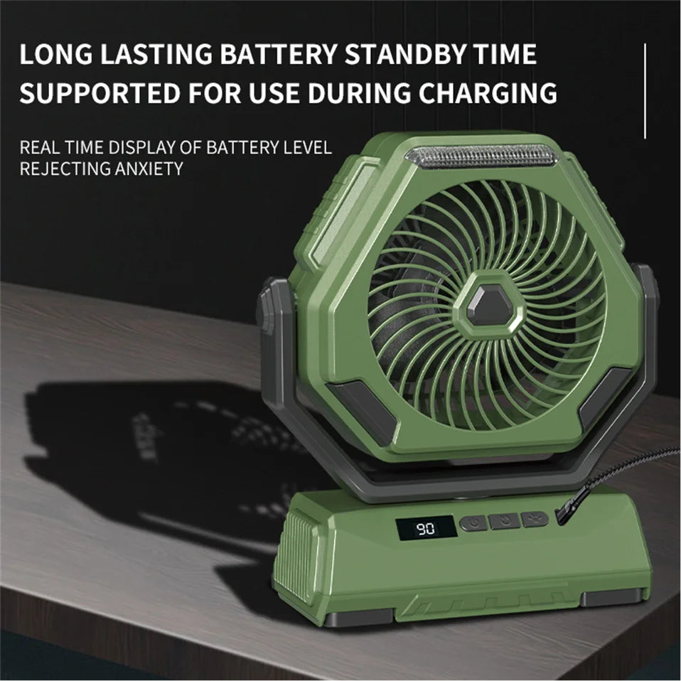 -WirelessCamping Fan 20000mAh