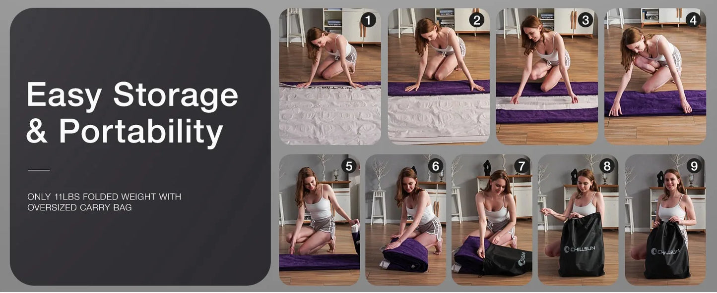 -Single Mattress with Built in Pump