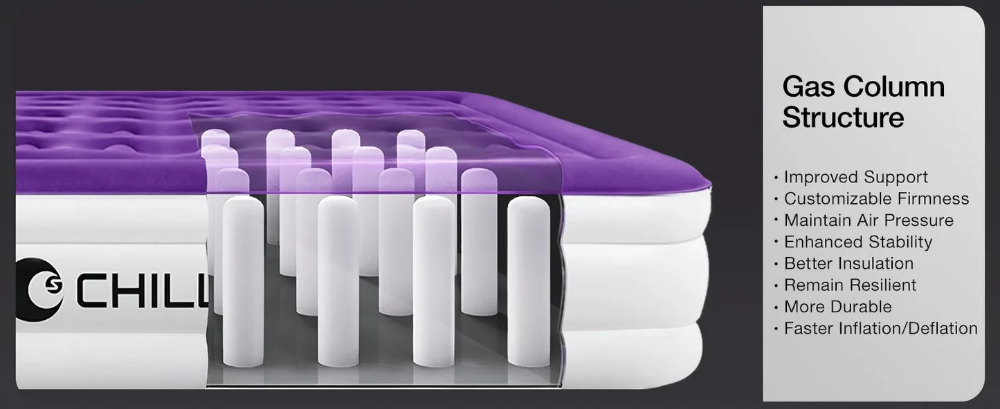 -Single Mattress with Built in Pump