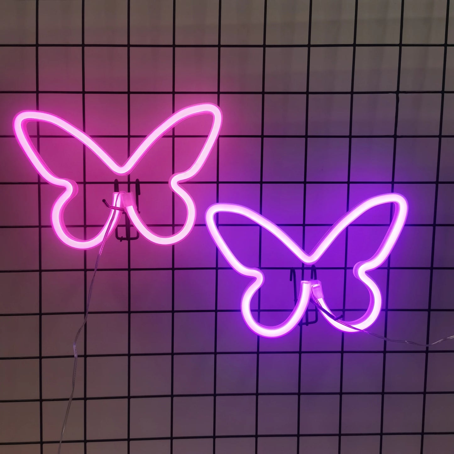 - Neon signs