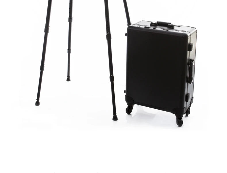 - $l@y Makeup case with light and mirror, aluminum.