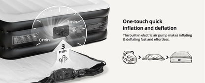 -Full Size Mattress built in pump