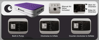 -Single Mattress with Built in Pump